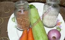 Buckwheat porridge with vegetables Recipe porridge with stewed vegetables