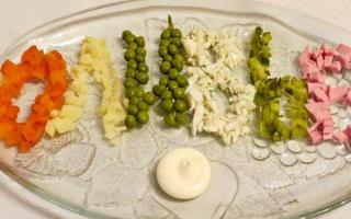 Novogodišnja Olivier salata - praznik počinje poslasticama Olivier salata na ng