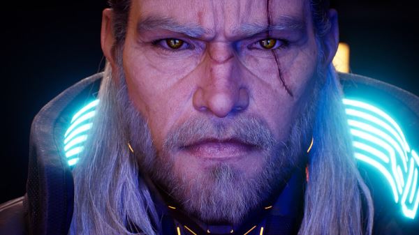 Художник создал реалистичную 3D-модель Геральта из The Witcher 3, попавшего в мир Cyberpunk 2077